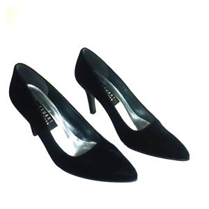 Stuart Weitzman Black Suede Heels Size 7